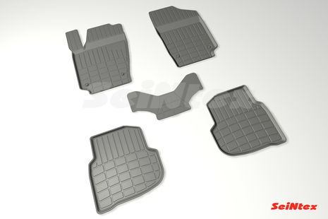 Резиновые коврики Стандарт для Volkswagen Polo Sedan 2010-